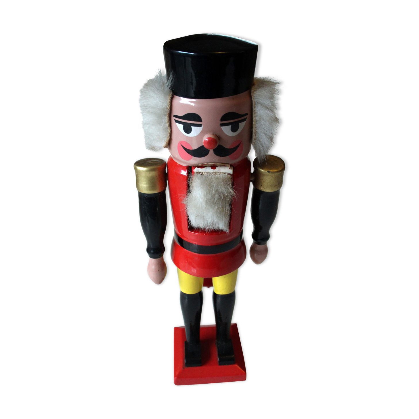 Wooden nutcracker, vintage from the 1970s