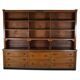 Large Antique Art Deco German Oak Chocolate Shop Cabinet, 1920s