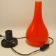 Orange opaline lamp