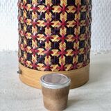 Wicker thermos 50s/60s