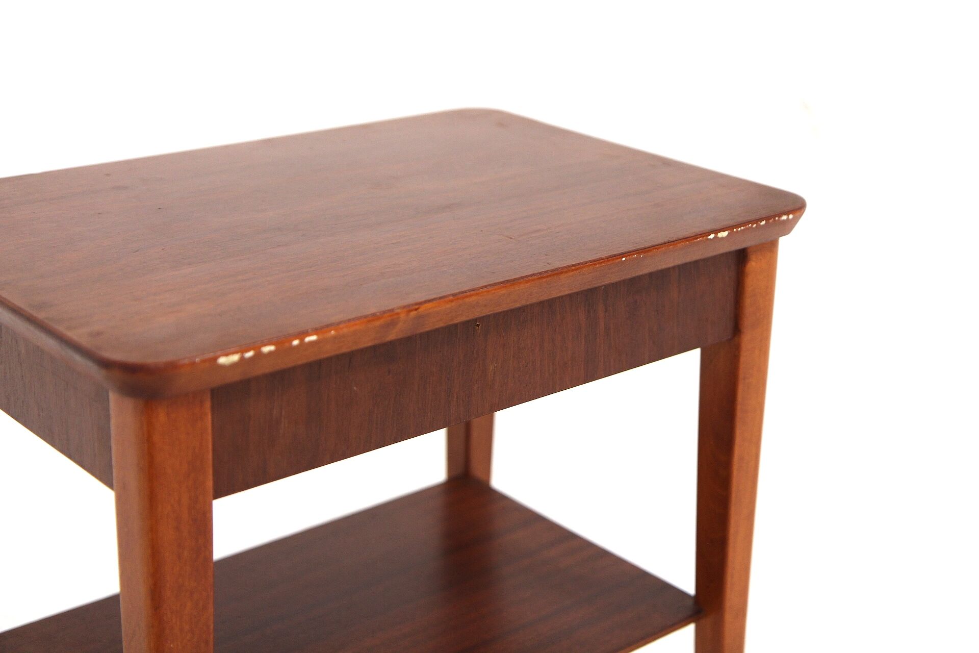 Mahogany bedside table, Sweden, 1950