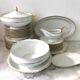 Plate service for 8 in Sologne porcelain