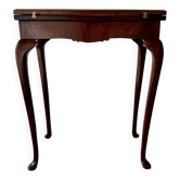 Small Vintage Folding Mahogany Card Table