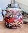 Large ceramic pot with fish decor – hand-painted piece