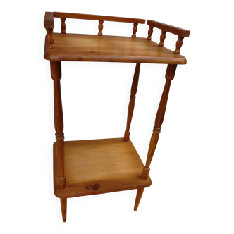 Pitch pine sideboard / shelf / bedside table
