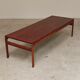 Large Scandinavian teak coffee table Trioh 1960