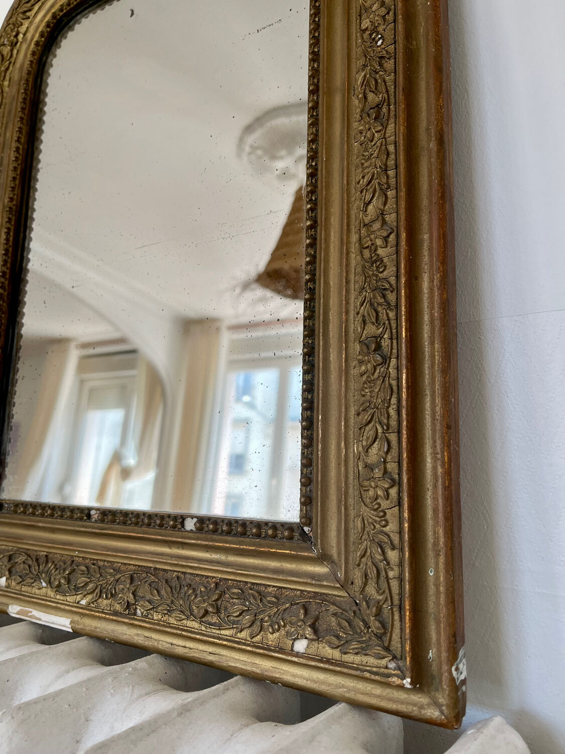 Old gilded mirror 52x40cm