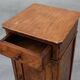 Art Deco walnut bedside cabinet, Belgium, 1920s