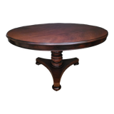 Round table Louis Philippe style in solid wood