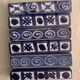 6 wears blue ceramic knives Robert Picault 1960 Vallauris