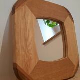 Wooden mirror
