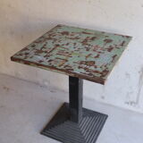 Art Deco metal bistro table