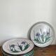 6 flat plates Vallauris