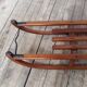 Old vintage wood and metal Davos sledge