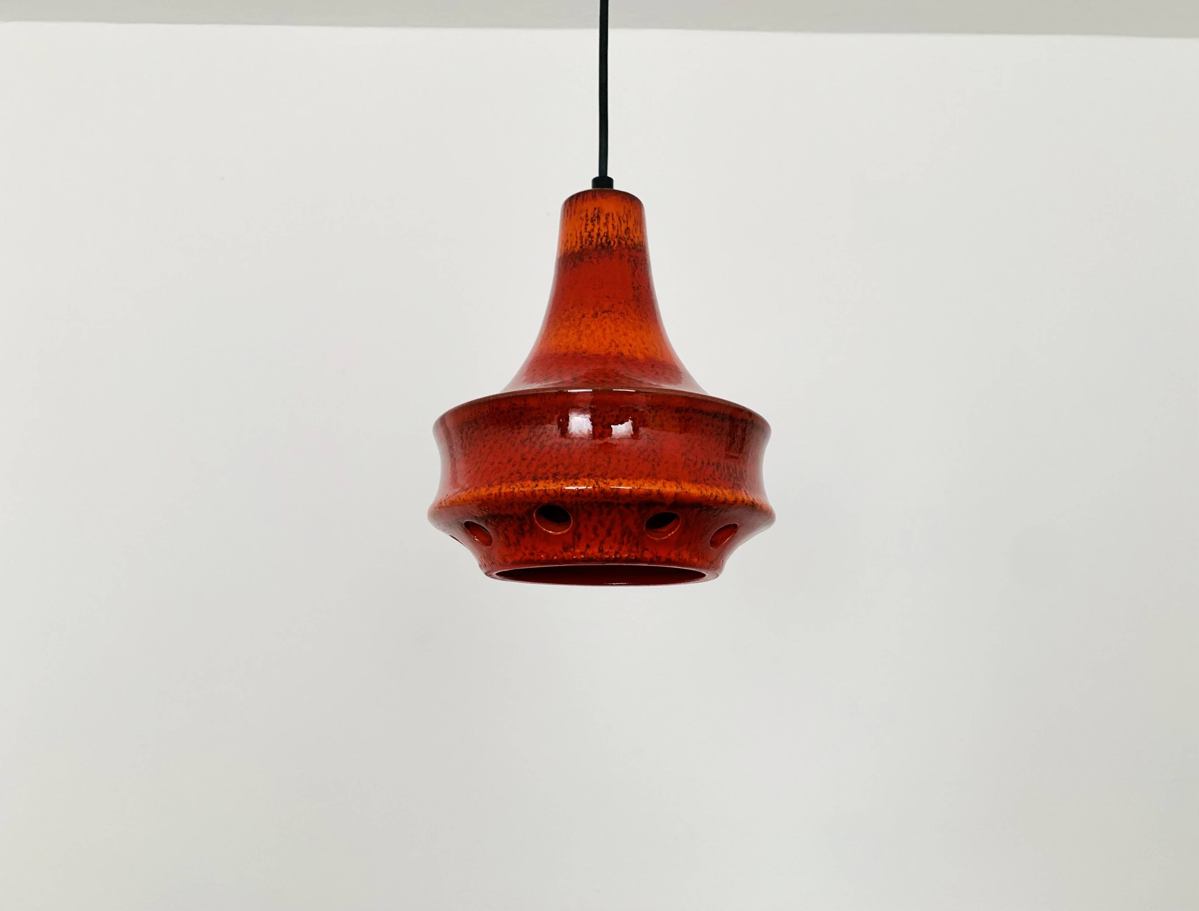 Set of 4 Ceramic Pendant Lamps