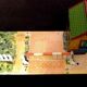 Level crossing with barrier guard house Made in France Meccano