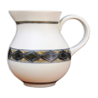Ceramic pitcher by Dominique Guillot, Vallauris 50s