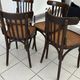 Set of 4 vintage bistro chairs from the 1960s.