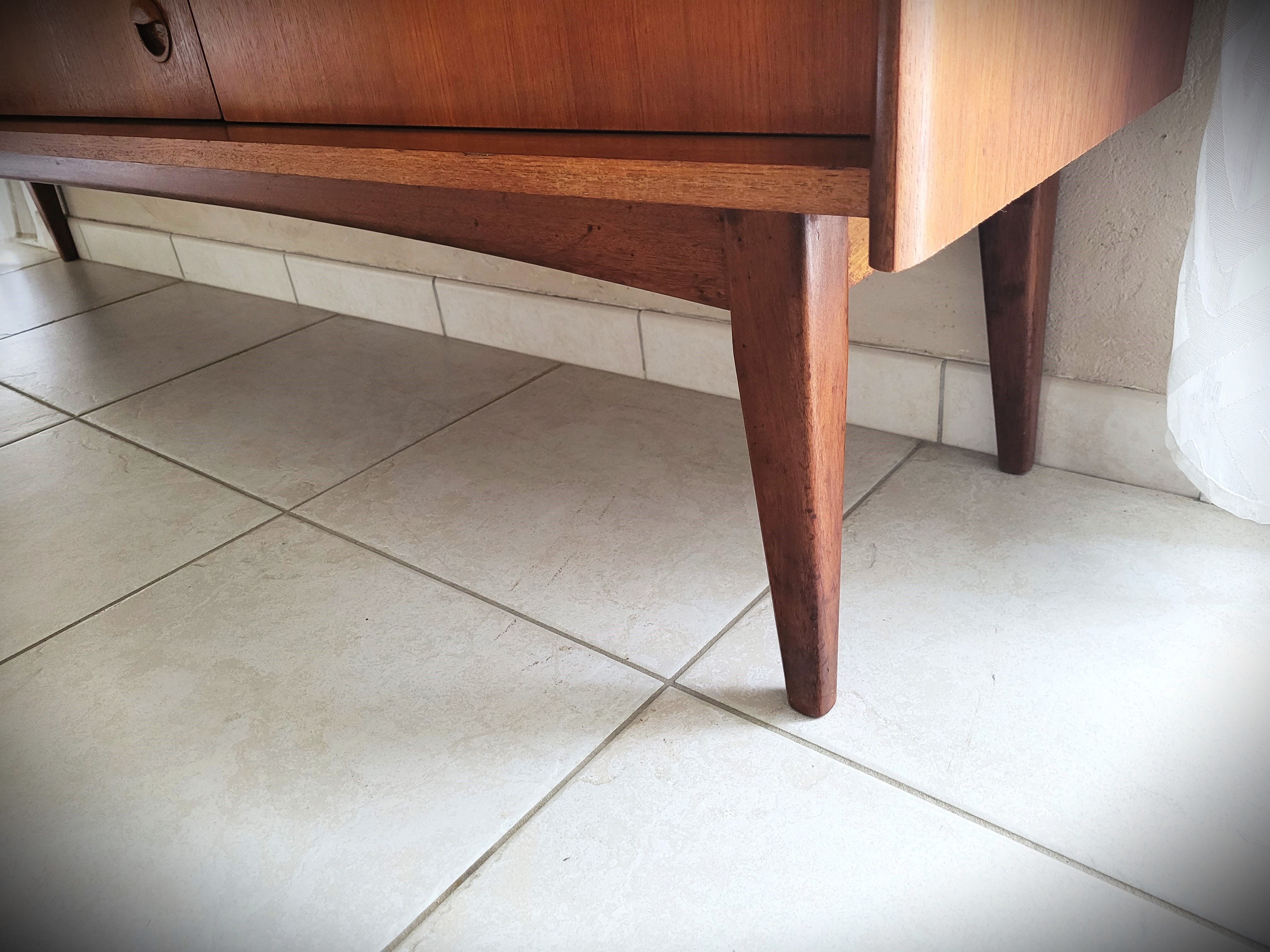 Enfilade design scandinave en teck vintage