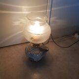 Pair of porcelain lamps