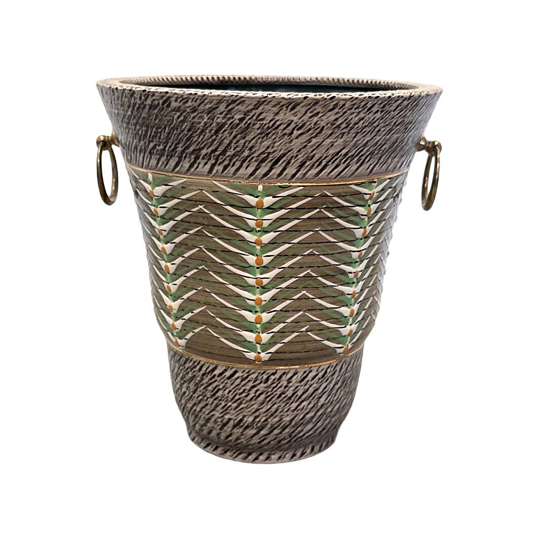Vintage Jacques Breugnot Ceramic Wine Cooler, from the 1950/60s