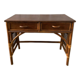 Rattan console/desk