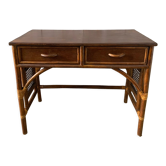 Rattan console/desk