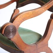 Tabouret et chaise de prière transformables victoriens pour prie-Dieu