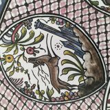 Portuguese plate signed Estrela de Conimbriga, 17th century Colours decor