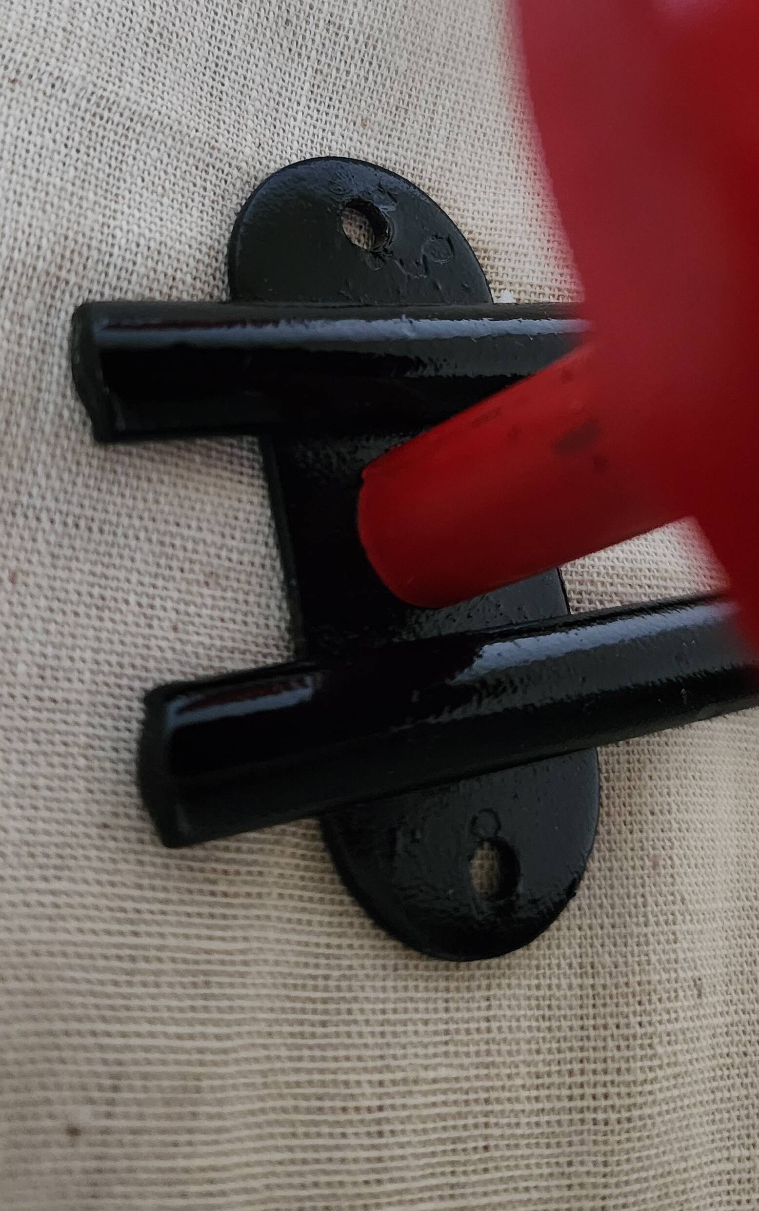 Vintage metal wall coat rack