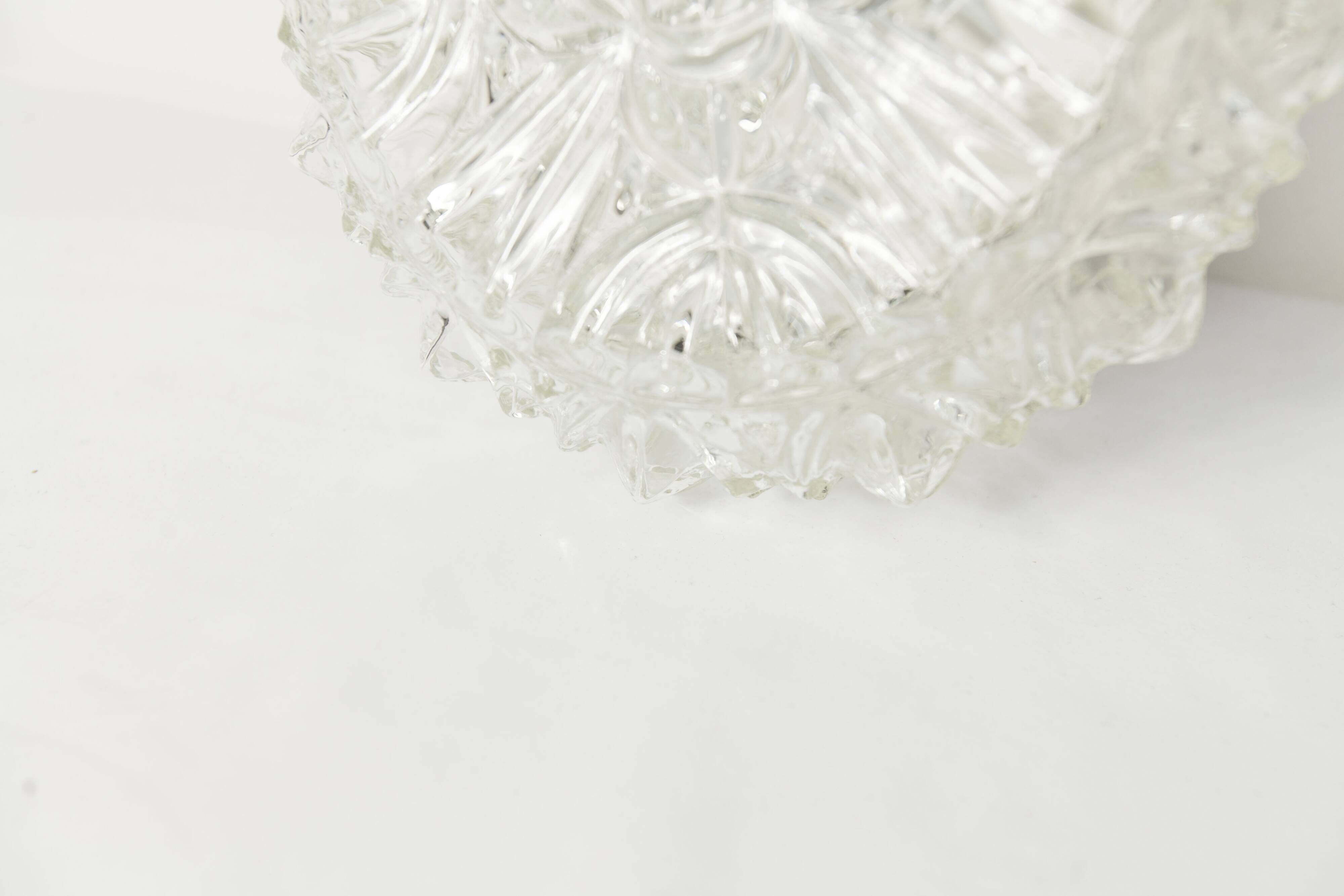 1960s floral round ceiling light