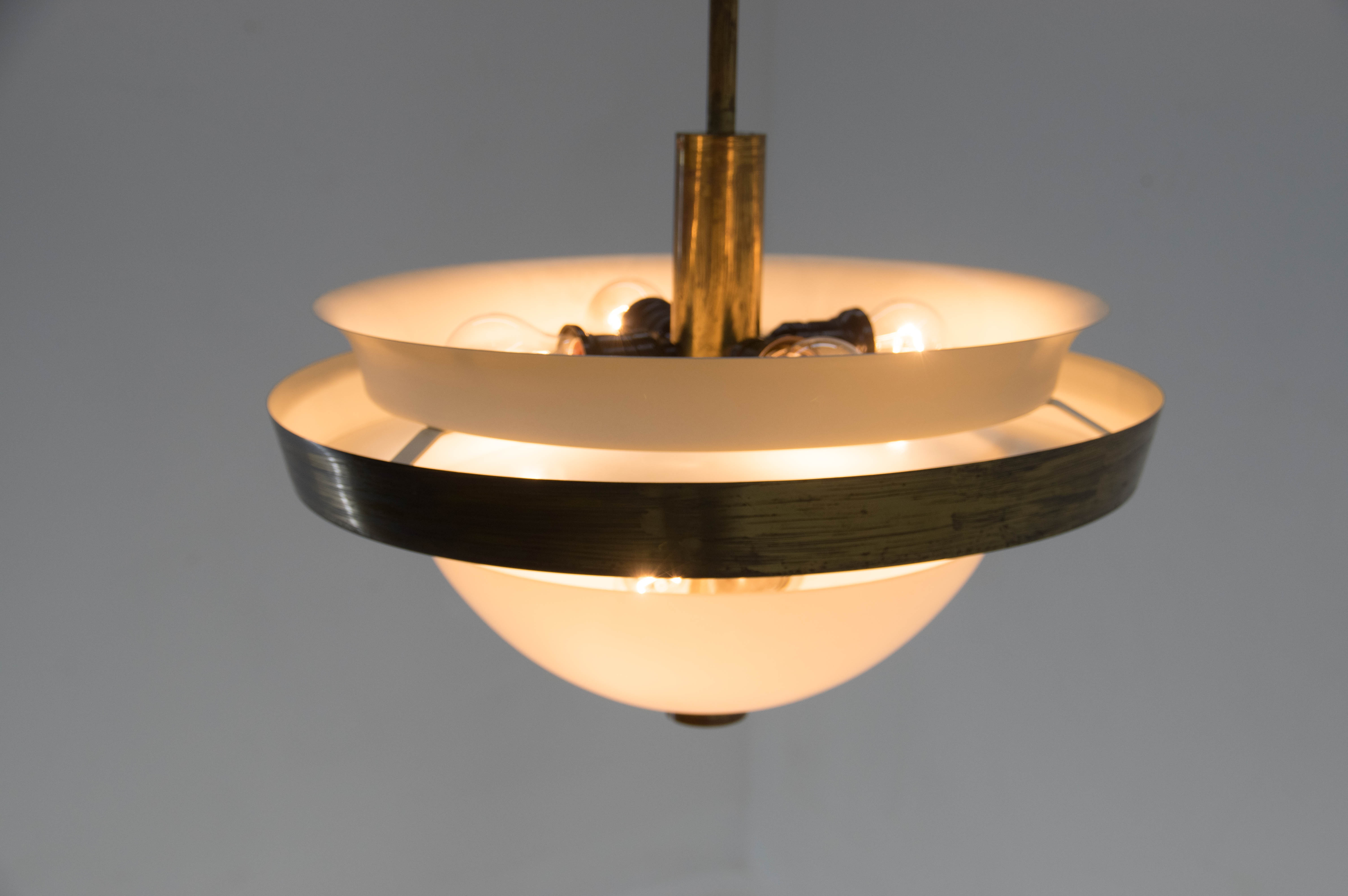 Bauhaus chandelier by ias, 1930s