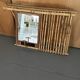 Wall-mounted bamboo coat rack