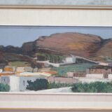 Gideon Isaksson, Scandinavian Modern Painting, 1960s, Oil on Panel, Framed