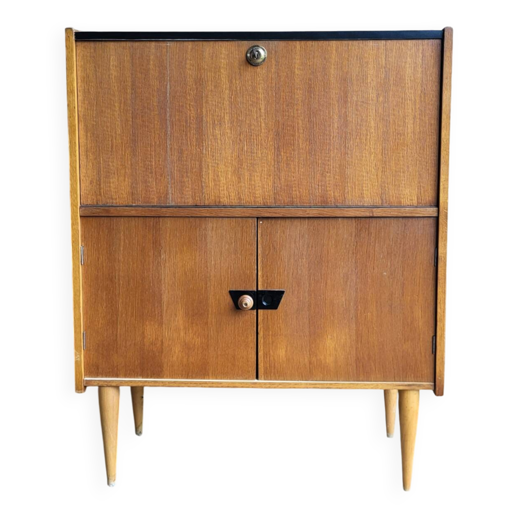 Secretary desk storage unit, 1950s-60s