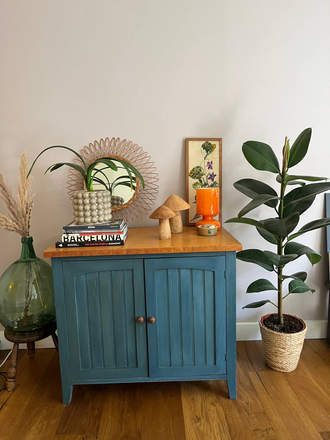 Small Parisian buffet vintage jam cabinet
