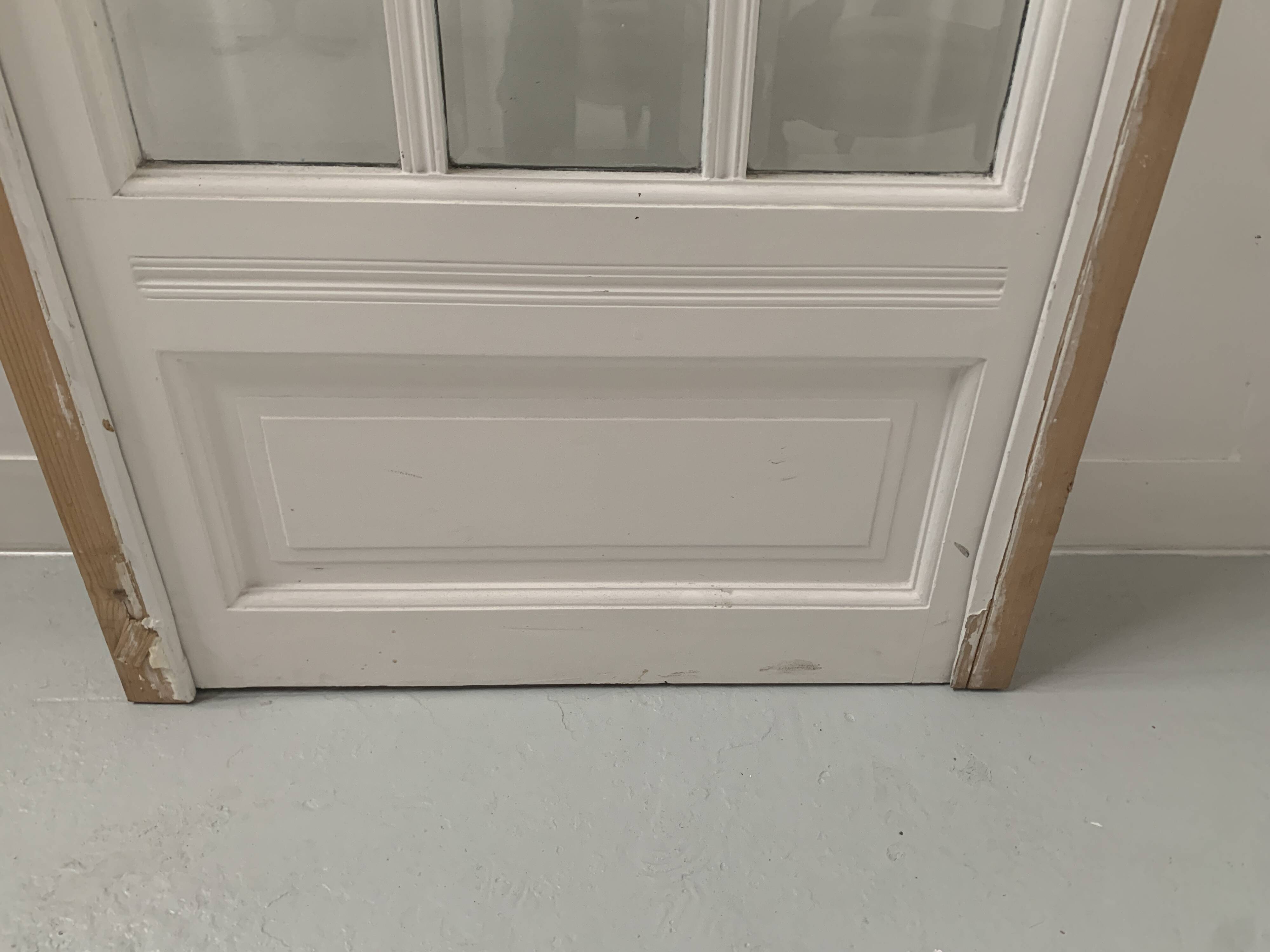 Partition doors A Small beveled tiles 20th century