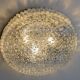 Space Age Staff ceiling light with bubbled glass