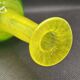 Blown glass soliflore signed Eric Lindgren Claret 1996