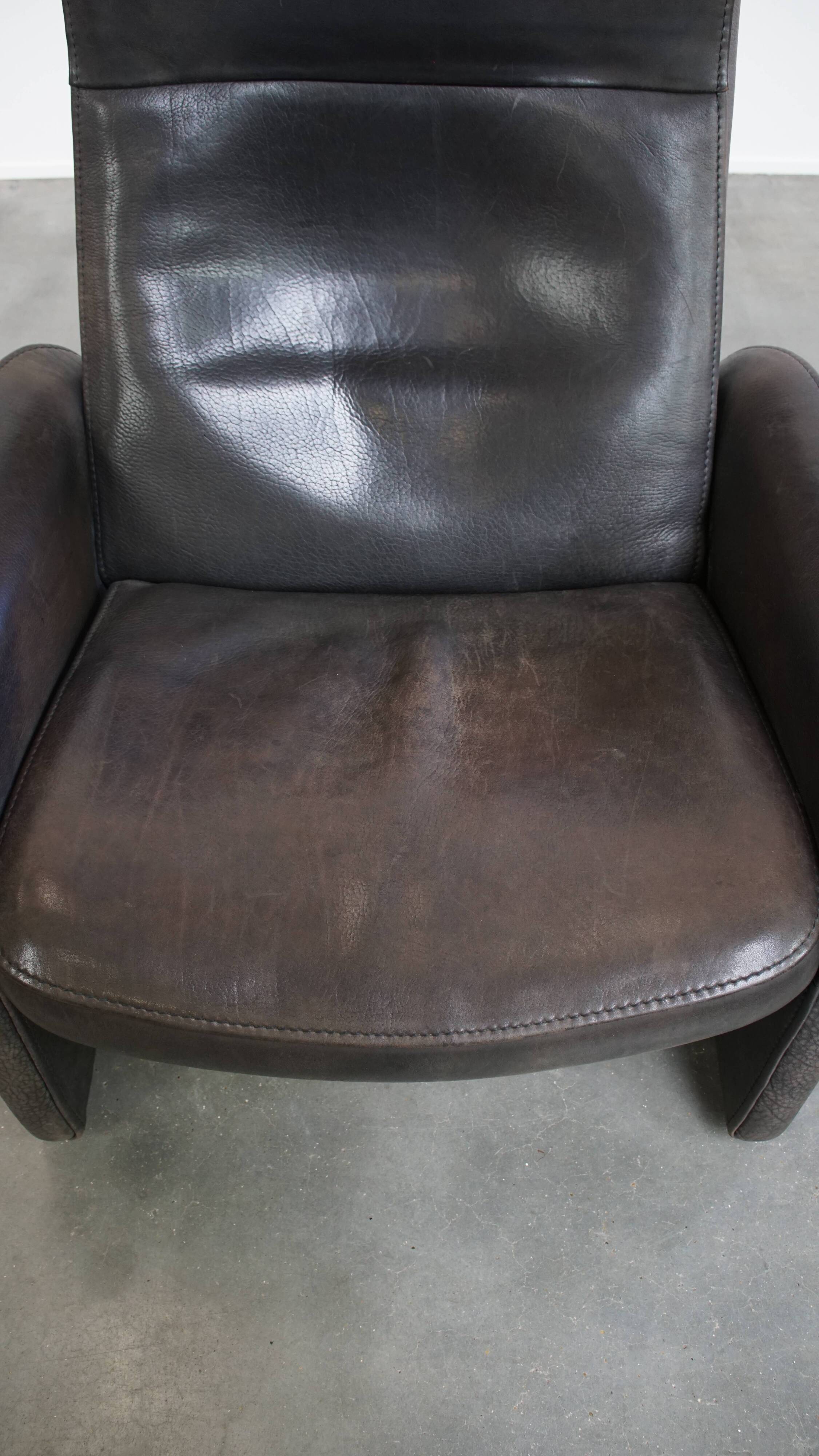 Vintage Leather Design Armchair by De Sede, Model DS50
