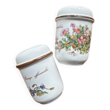 Porcelain pepper shaker set