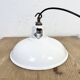 Industrial White Enamel Factory Pendant Lamp from Thorlux, 1960s