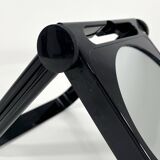 Double Black Table Mirror by Roberto Maderna for Gedy, 1970