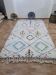 Handmade wool Berber rug 250x150 cm
