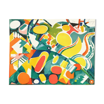 "paysage abstrait" Jacques Lagrange 1965
