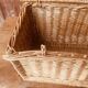 Vintage woven rattan briefcase