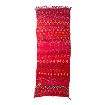 Red Kilim Rug - 405 x 163 cm