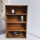 Meuble ancien trieur casier d'atelier bois massif