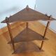 Hanging corner wall shelf