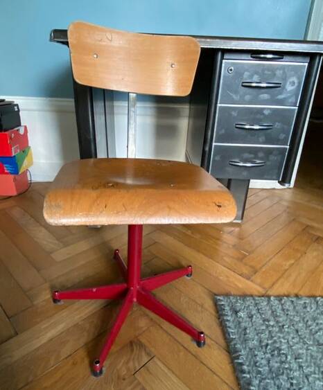 metal desk industrial style